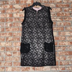 BCBG MaxAzria Black Lace Dress | XL